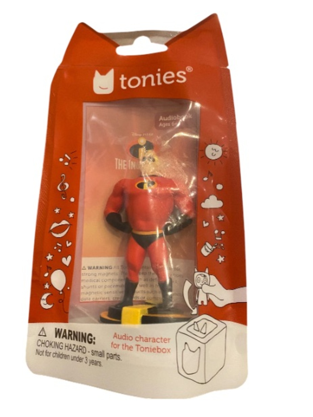 Tonies Mr. Incredible Audio Toy Figurine from Disney and Pixar New in Package